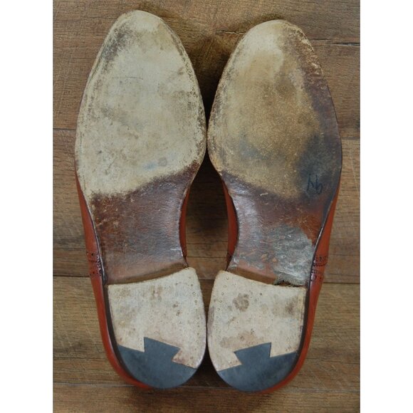 Tom James Barton Oxford Dress Shoes Men\'s Size 9 E Made in England Bench Made